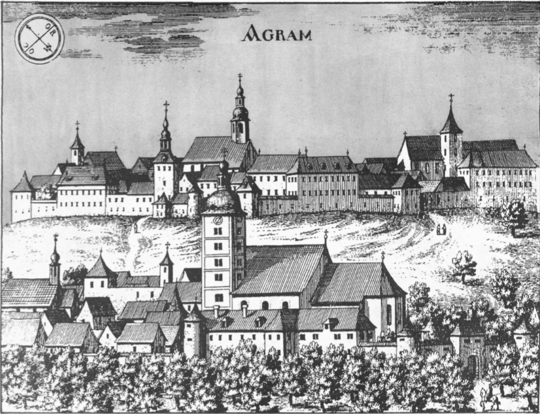 Veduta. Zagreb, 1689. godine